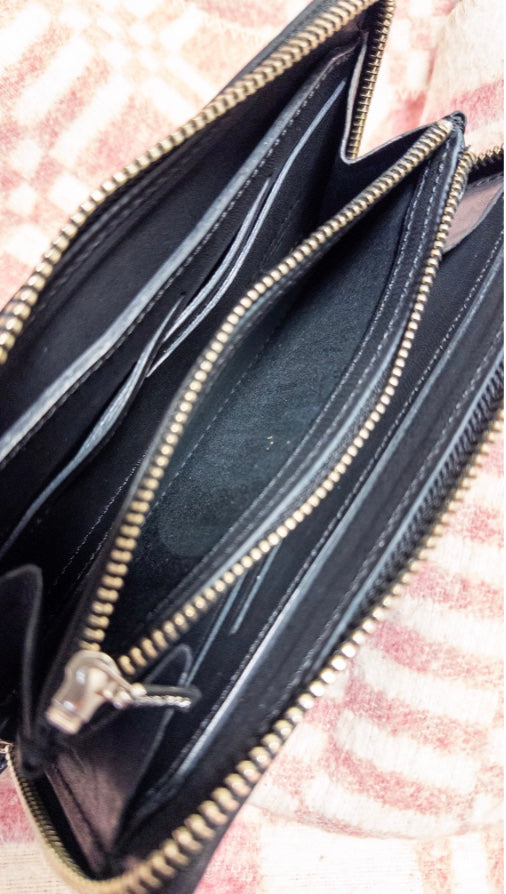 REDMOON/レッドムーン HANDSOME Zip Wallet SBK (Saddle Leather Black)