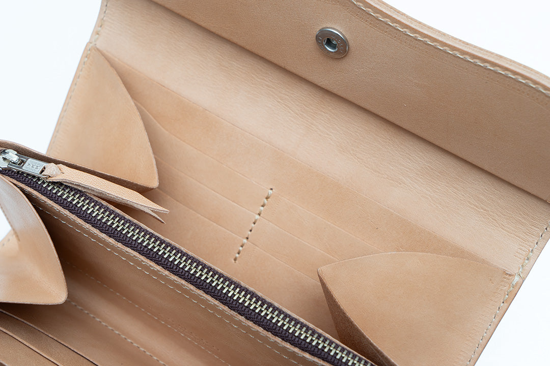 REDMOON レッドムーン Long Wallet / RM-THW05 SNT Saddle leather natural